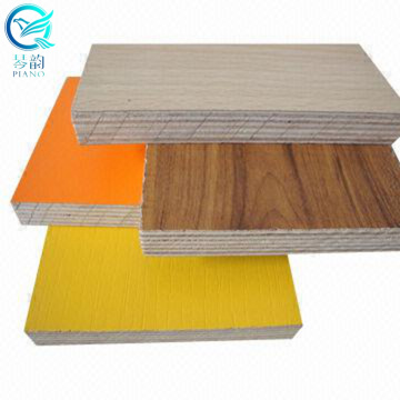 16mm 1220x2440MM HPL laminiert beschichtetes Sperrholz für Möbel / Dekoration / hochglänzende HPL-beschichtete Sperrholzplatte MDF-Platte